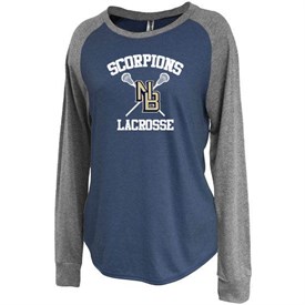 NB Lacrosse Ladies 3/4 Sleeve Raglan Jersey T - Orders due Monday, April 10, 2023